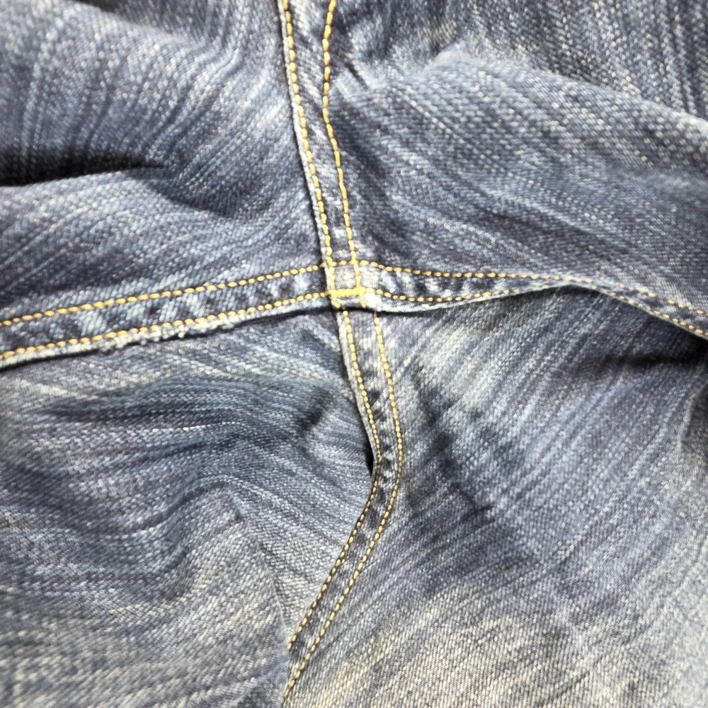 Diesel Jeans Mens 32x32 Blue Heeven Slim Tapered Made in Italy Button Fly 008II